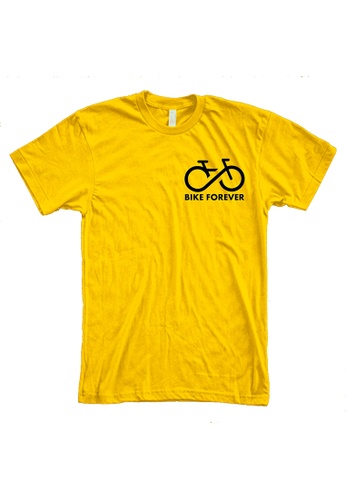 MRL Prints yellow Pocket Bike Forever T-Shirt Biker 56D65AAAE76A00GS_1