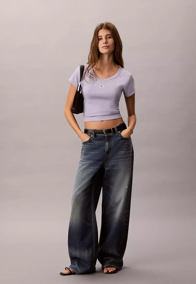 Rib Baby Tee - Calvin Klein Jeans