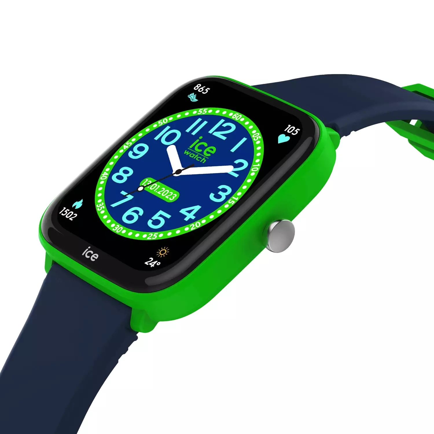 ICE Junior Smart Watch 2.0 rectangular 1.75 - Green Blue 40x35mm [022790]