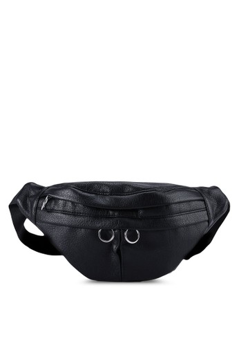 Jual Topshop Babs Black Double Pocket Bum Bag Original Zalora Indonesia