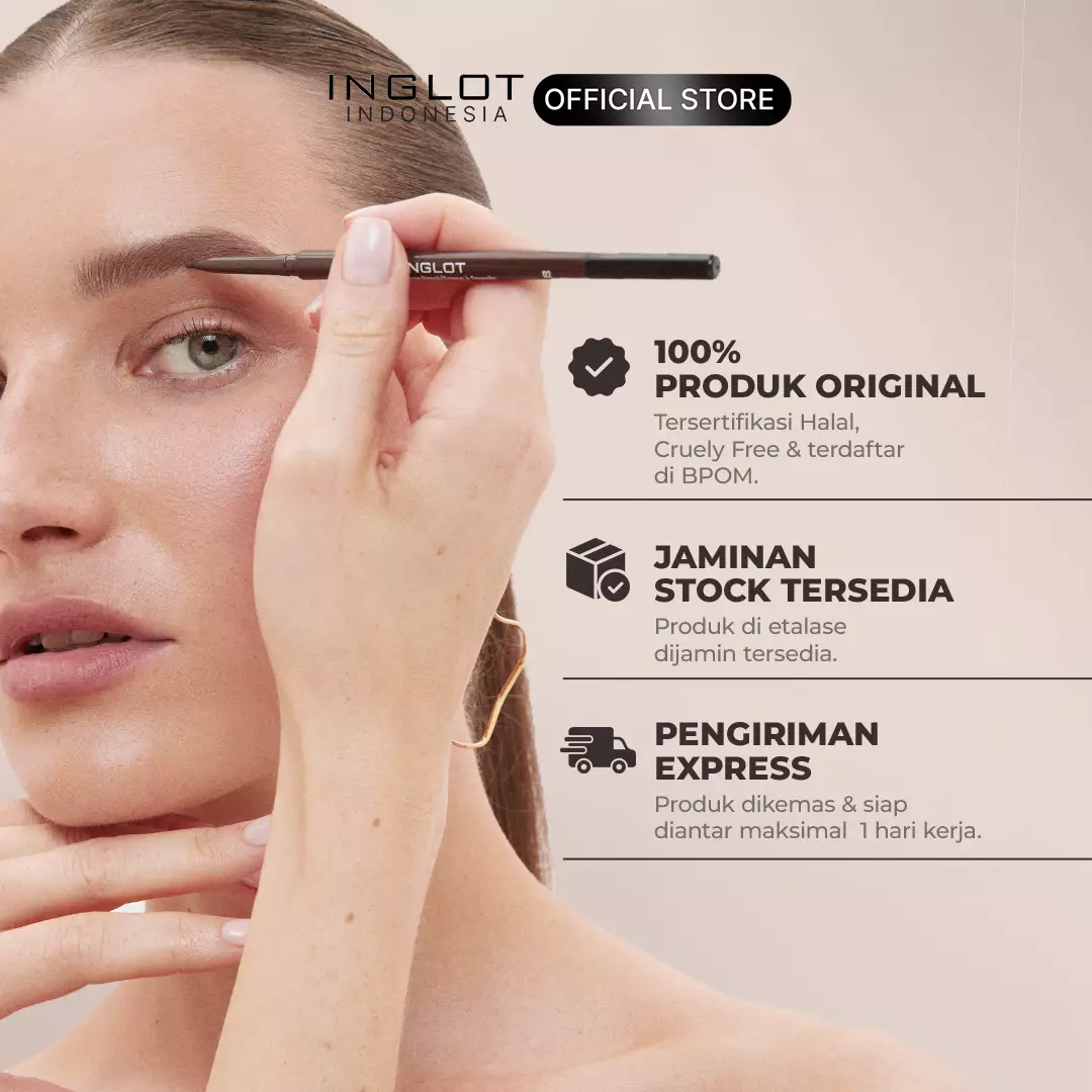 INGLOT So Fine Brow Pencil 03 - Cool Brown, Precise, 9 gr