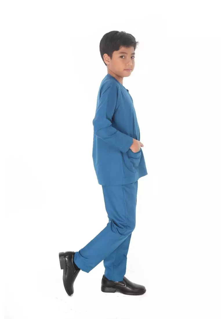 Baju Melayu Moden Teluk Belanga For Kids