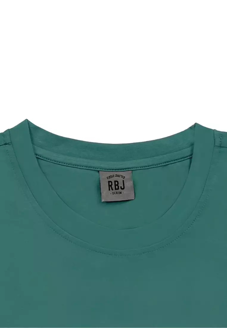 RBJ T-Shirt Cotton Spandex Bordir Pria 237086