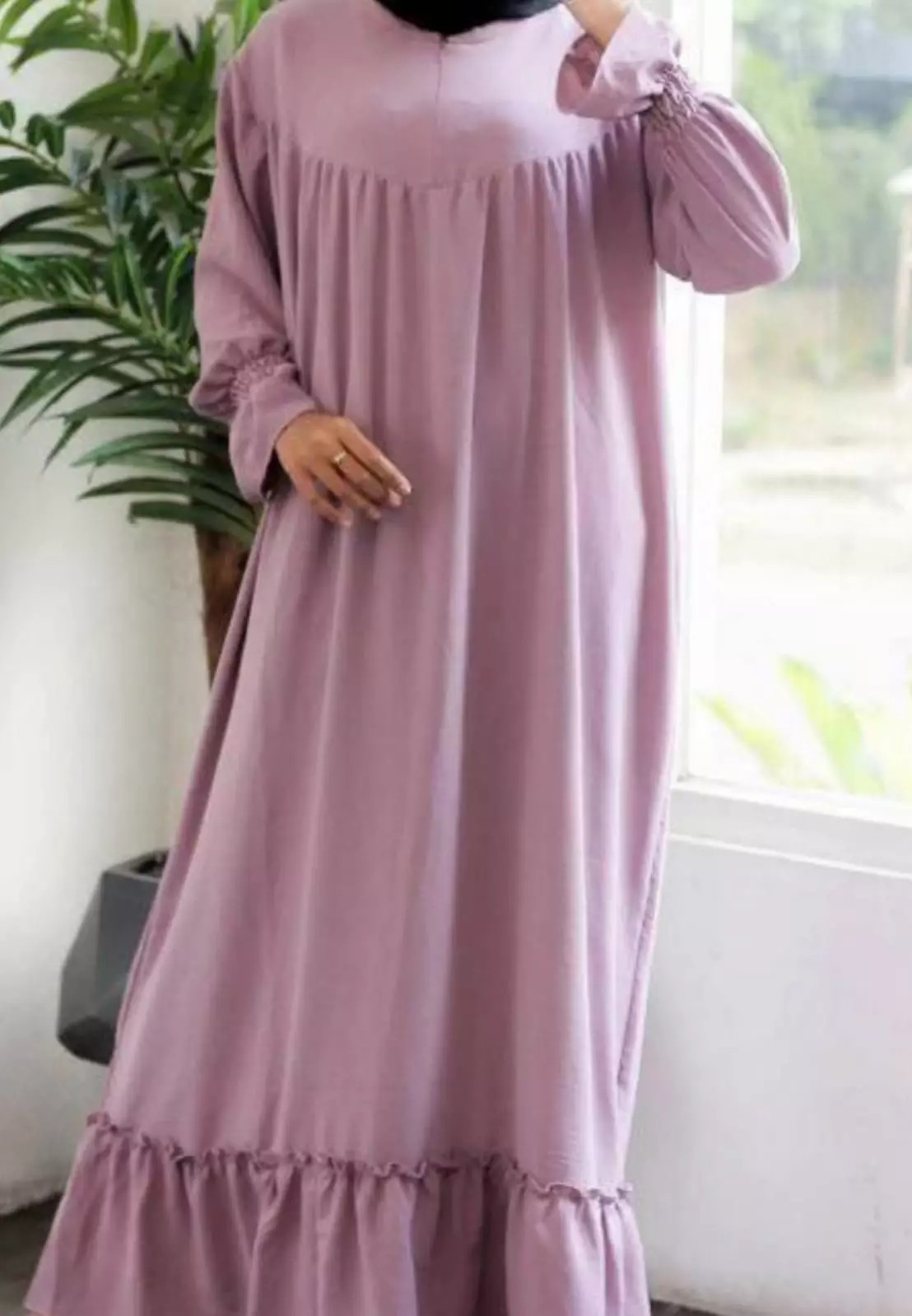 Gamis Vella Ungu Premium MYA