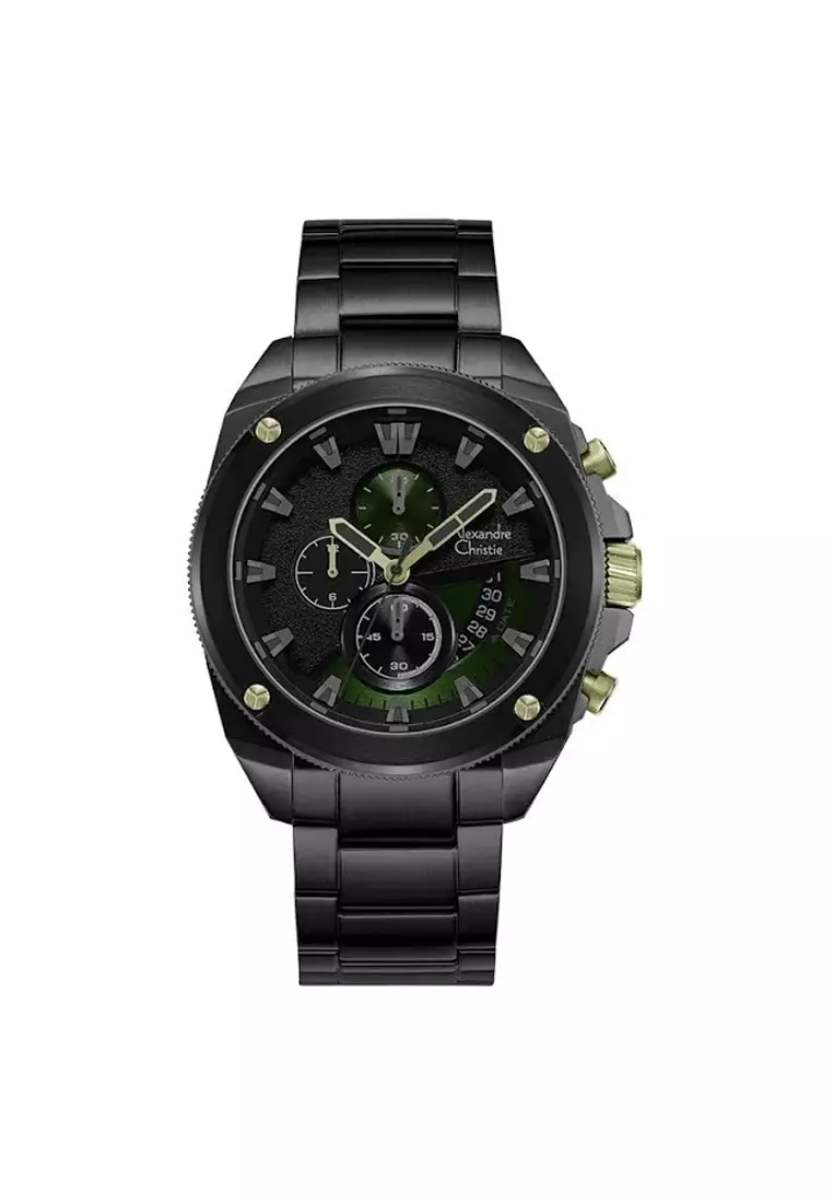Alexandre Christie AC 6646 MCBGBBN Jam Tangan Pria Stainless Steel