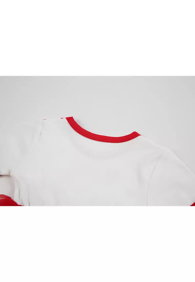 寶寶女童聖誕節聖誕老人紗裙連衣裙演出服化妝舞會服裝