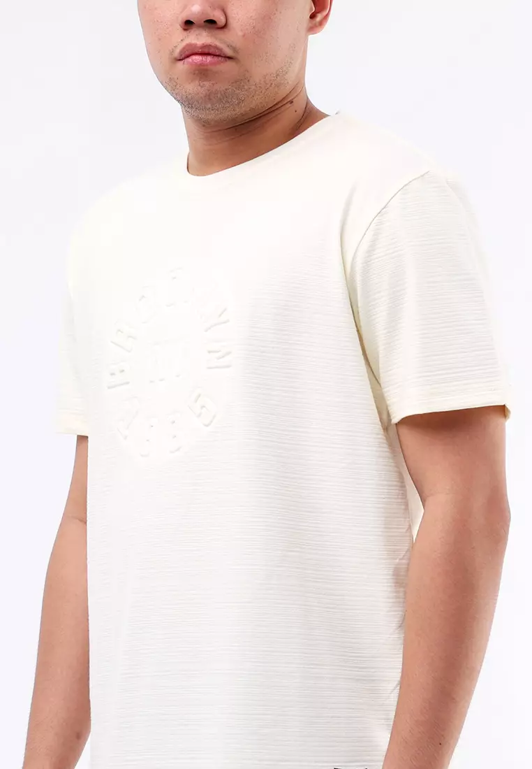 Roundneck Streaky Short Sleeve T-Shirt