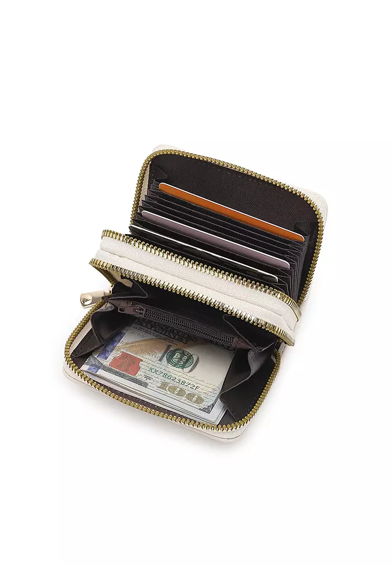 Women's Short Wallet / Purse (Dompet Wanita) - Krem