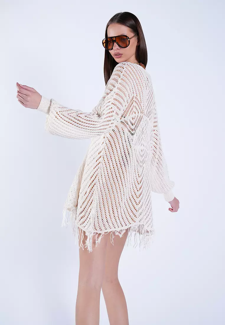 Openwork Beach Cardigan