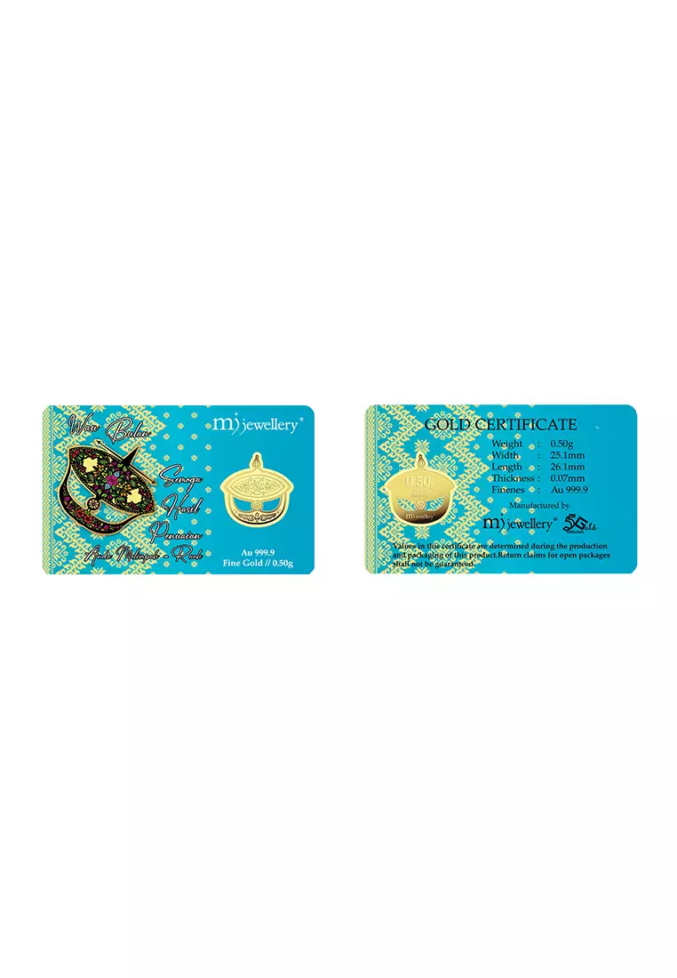 5G Gold Collection 999.9/24K Wau Series Gold Bar (0.5g)