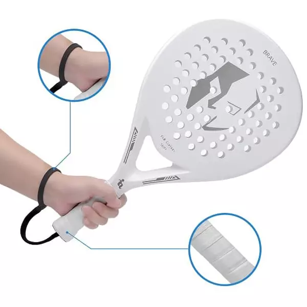 Raket Padel IANONI PR660 Premium Carbon Fiber Surface EVA Core