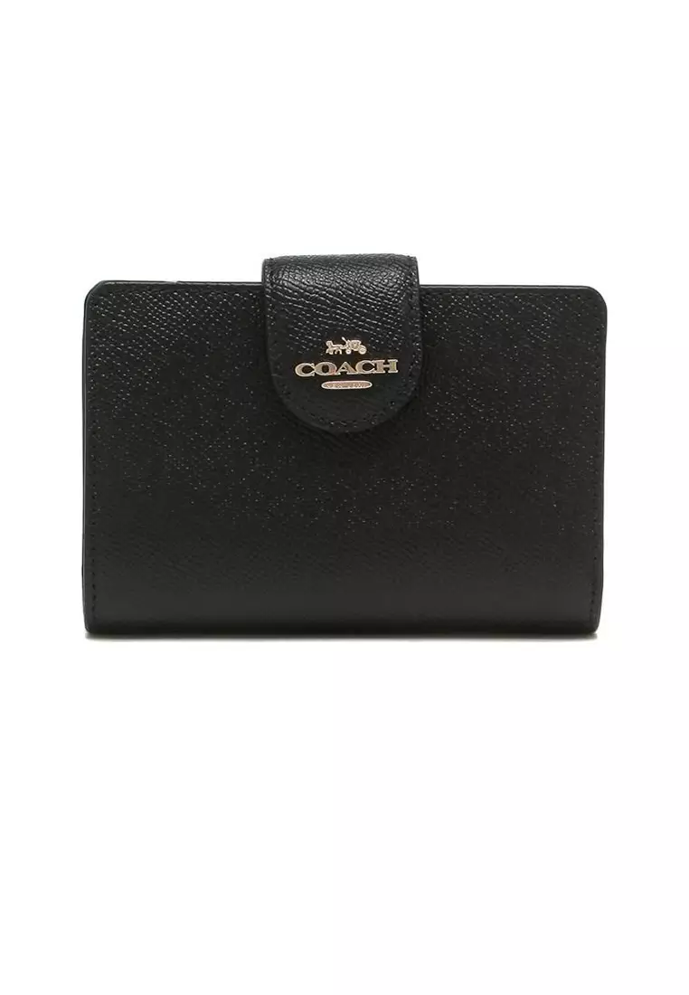 Coach medium zip hot sale around purse