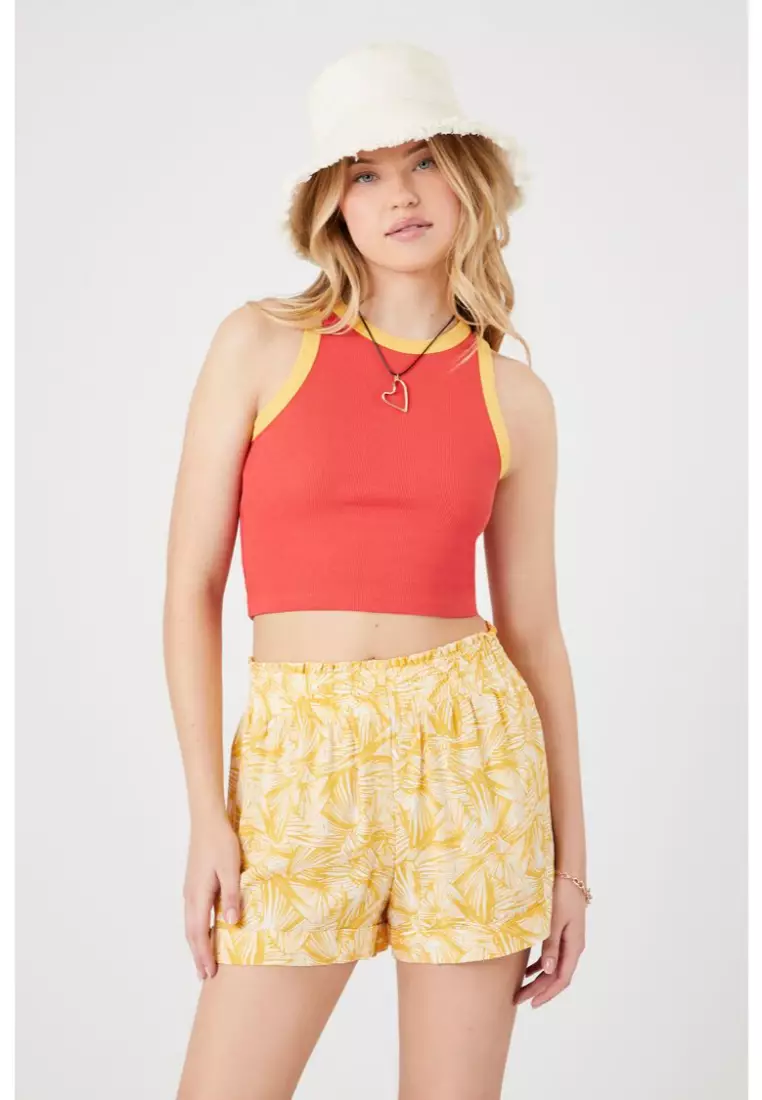 Forever 21 yellow shorts store
