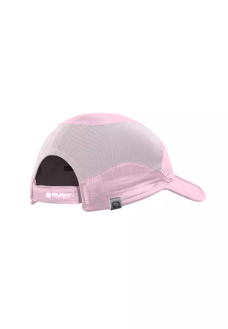 Emblem Logo Foldable Cap – Pink | Packable | Performance