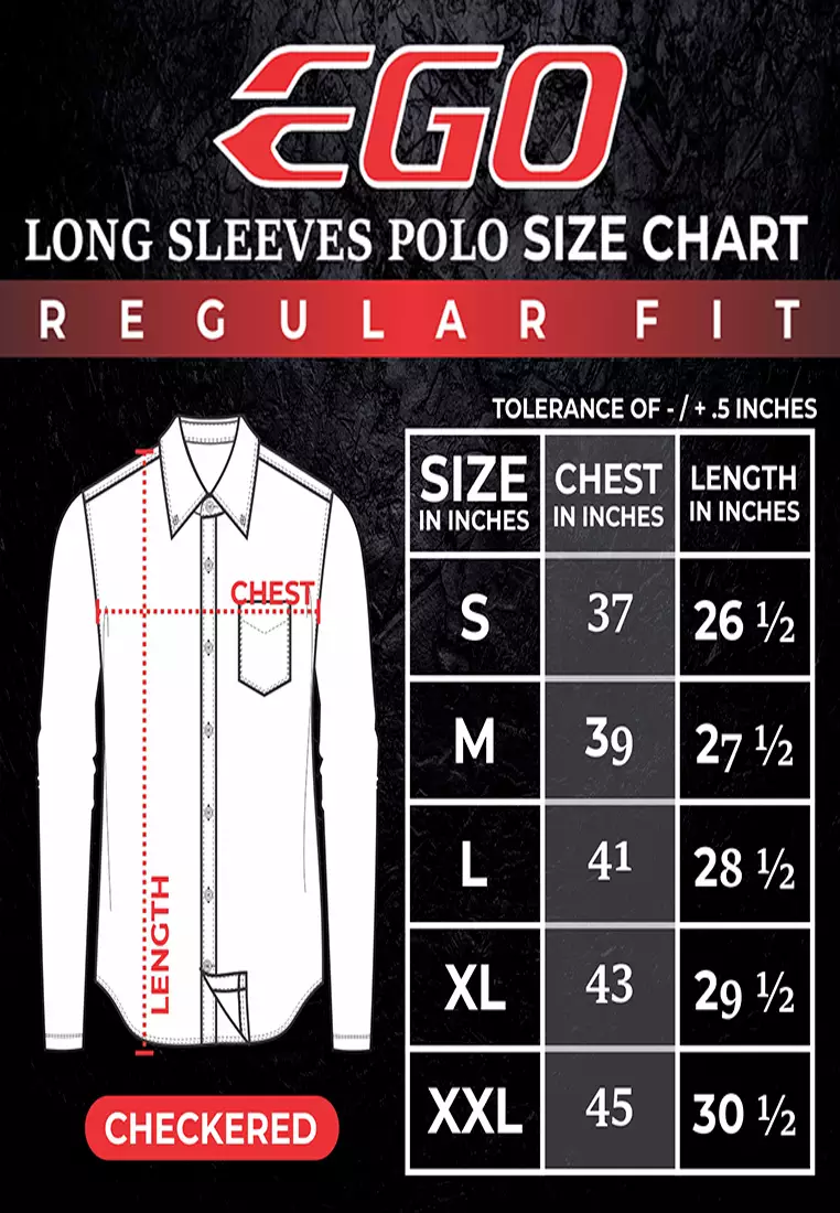 Woven Oxford Polo Long Sleeves