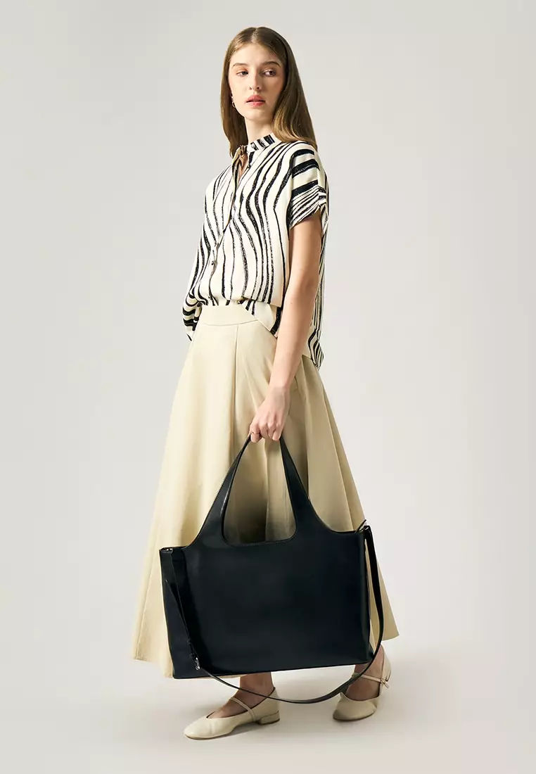 Pu  Customizable Work Bag with Zip Closure