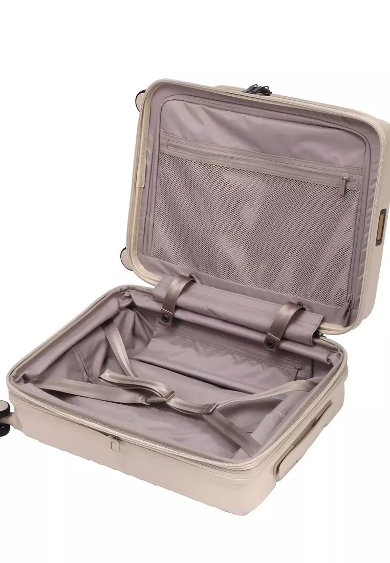 CROSSING INVI 20" Carry On Expandable Luggage With Front & Middle Access V3 - Sandwhite