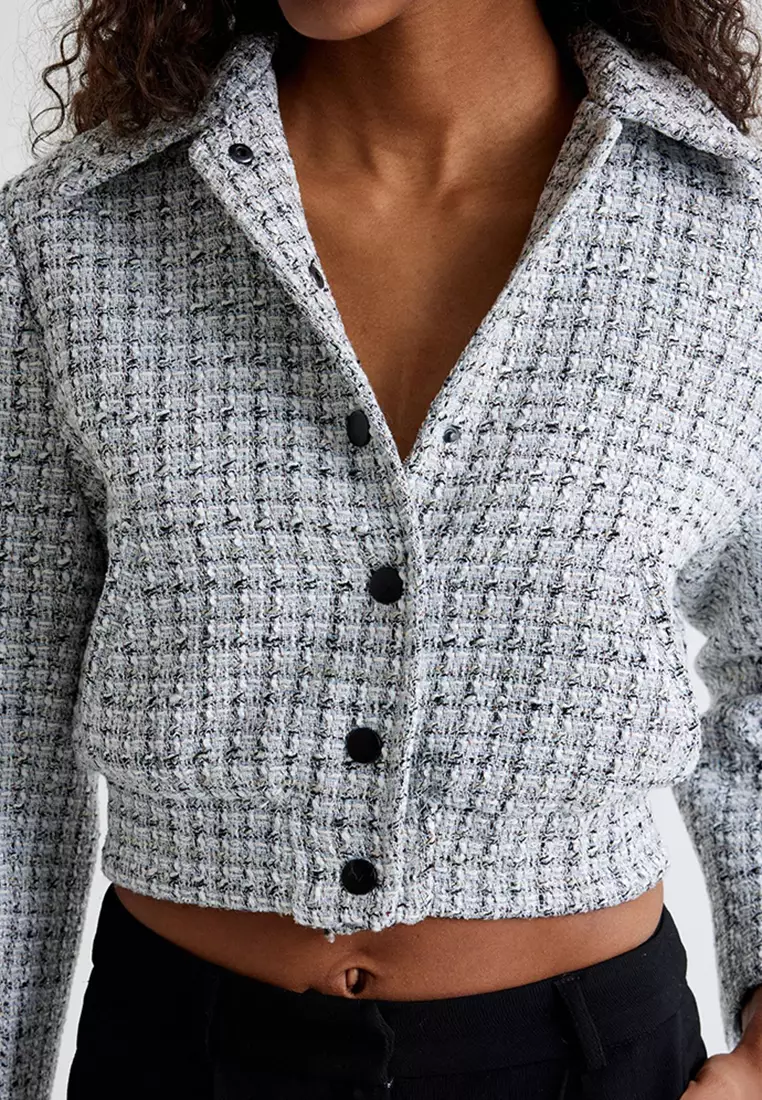 Crop Tweed Jacket