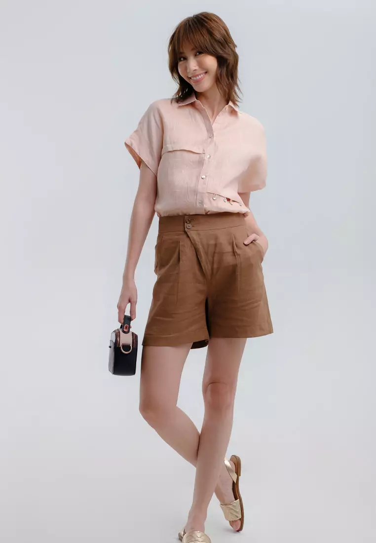 Scent of Summer Linen Top