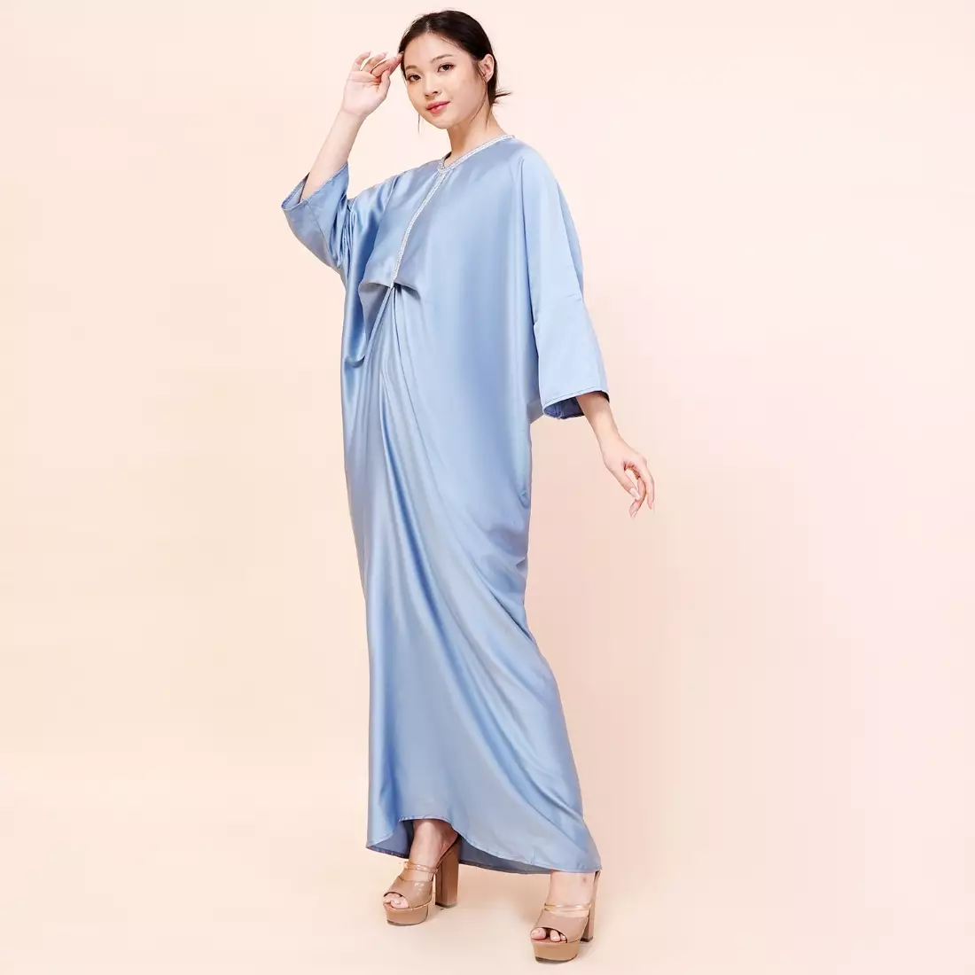 Shazia Caftan in Blue