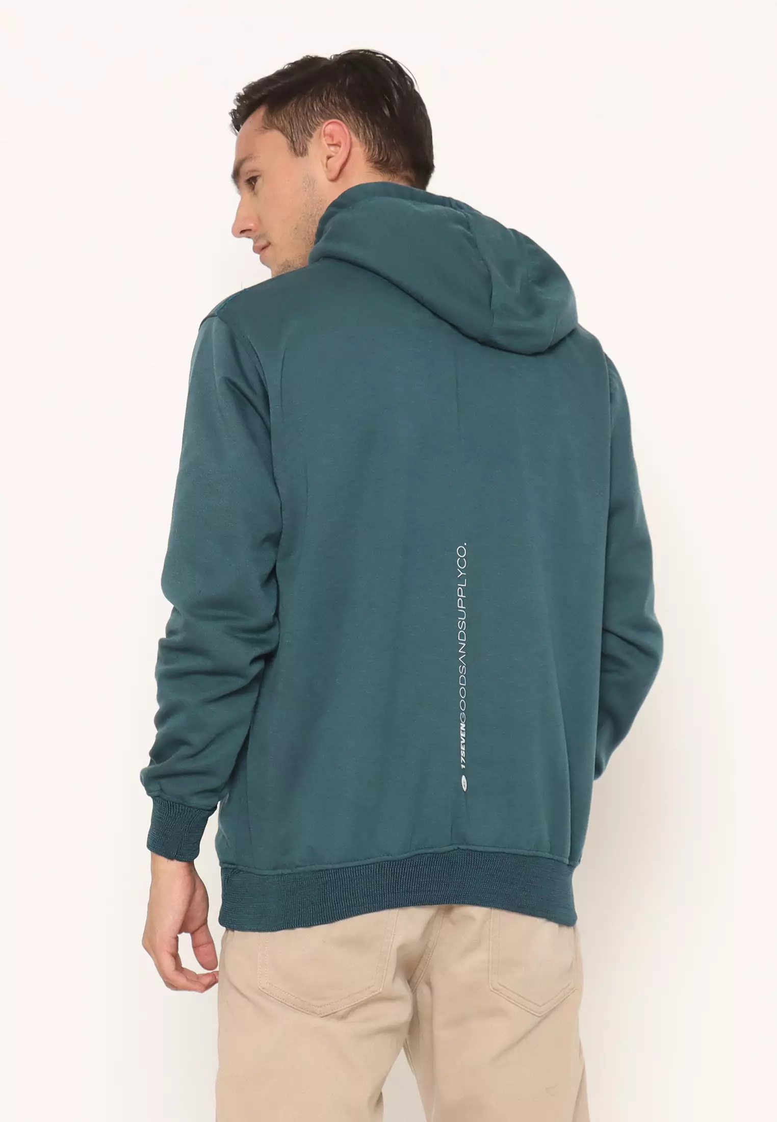 17SEVEN Hoodie Sablon Pria 0352-LIVESLOW-TQ NEW