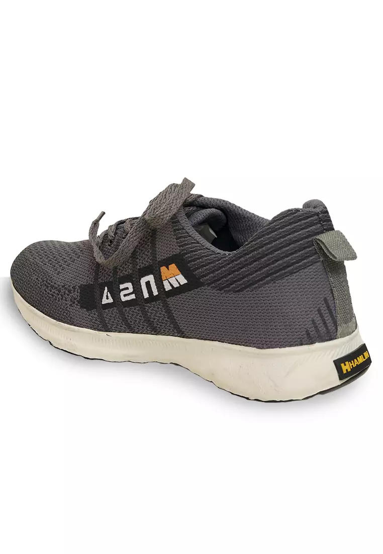 Ahya Sepatu Sneakers Tali Pria Wanita Desain MNSA Sporty Shoes Material Canvas ORIGINAL - Gray