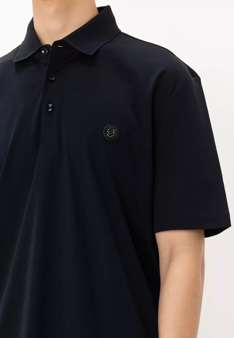 Double Monogram Mercerized Cotton Polo Shirt  -  BOSS Business