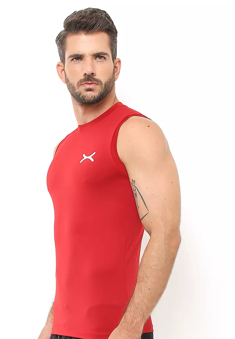 FLEXZONE Sport Tanks Skylight Series Maroon