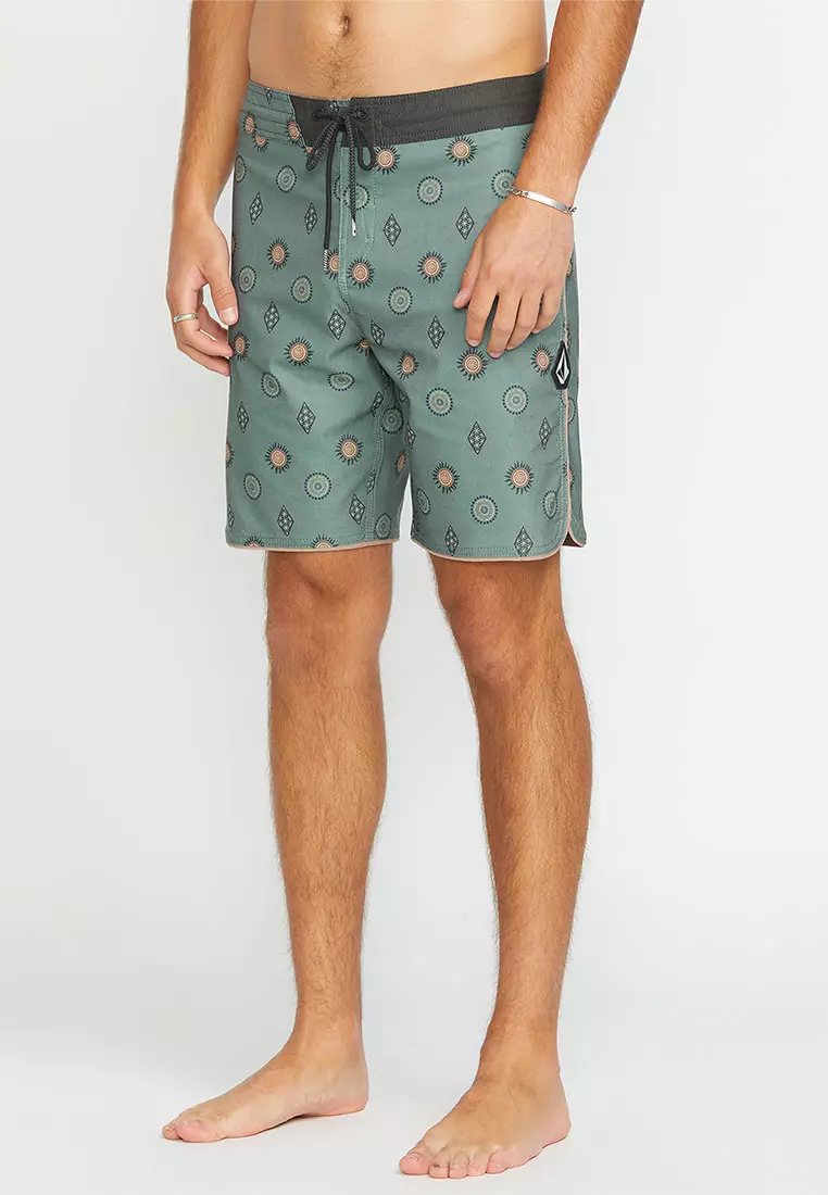 MBS MISTER FIB SCLP STONEY 19 BOARDSHORTS LIGHT OLIVE