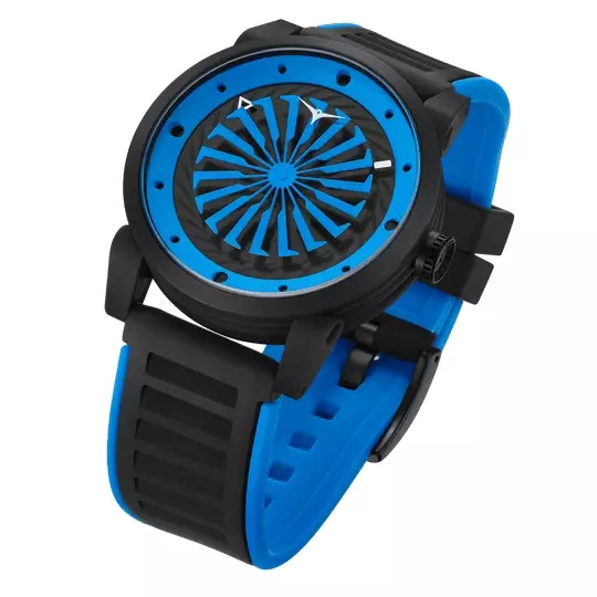 Jam Tangan Pria Automatic Zinvo Airblade Swift Blue Dial