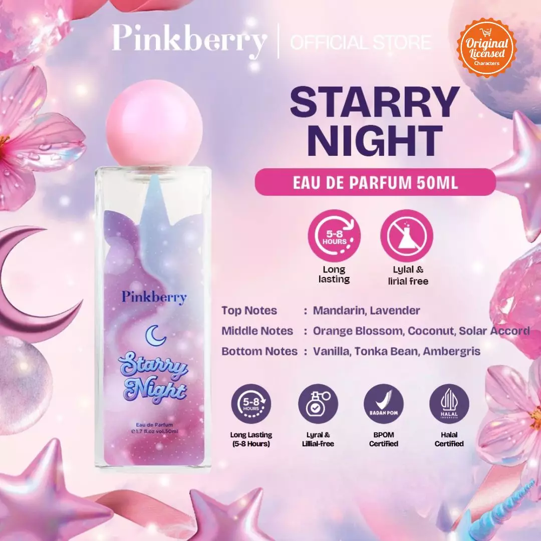 Pinkberry Eau De Parfum EDP Starry Night 50 ml