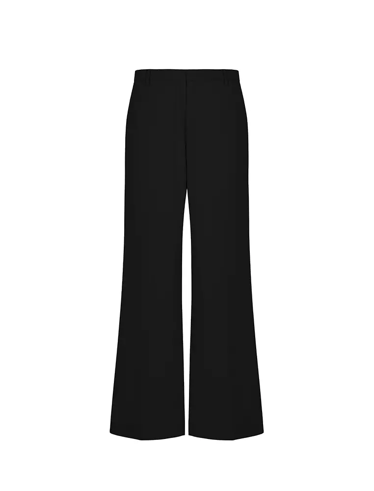 Bell-Bottom Commuter Long Pants