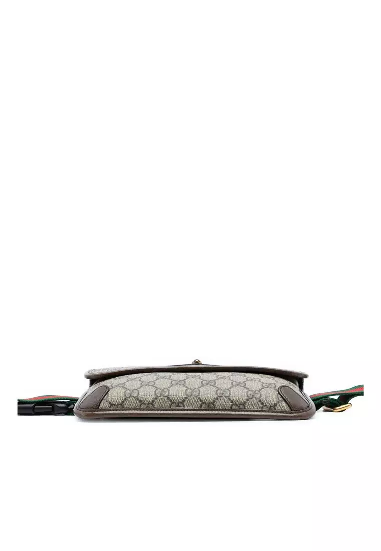 Pre-Loved Gucci Gg Supreme Web Neo Vintage Belt Bag
