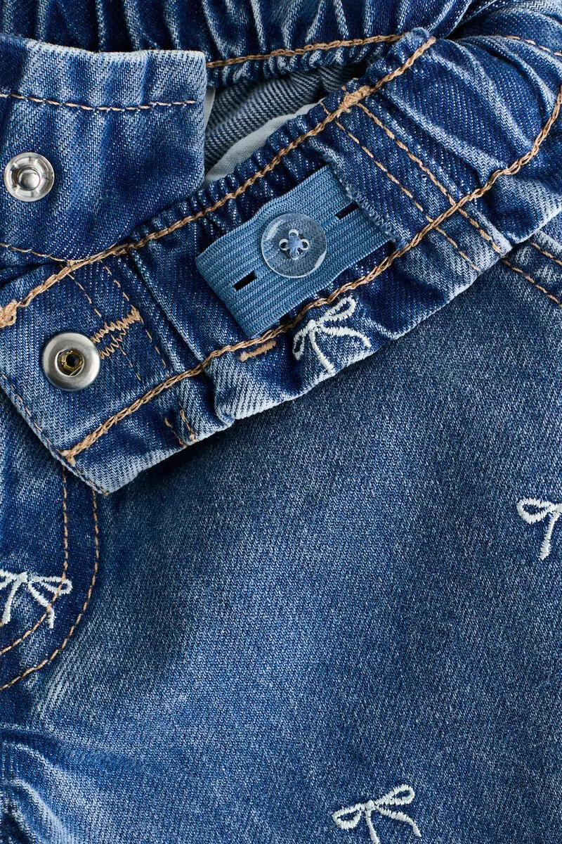 Wide Leg Paper bag jeans