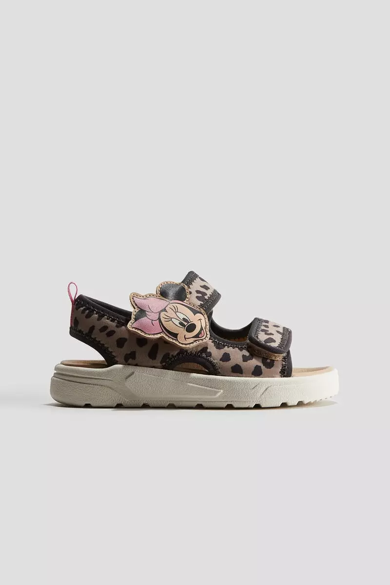 Printed scuba sandals