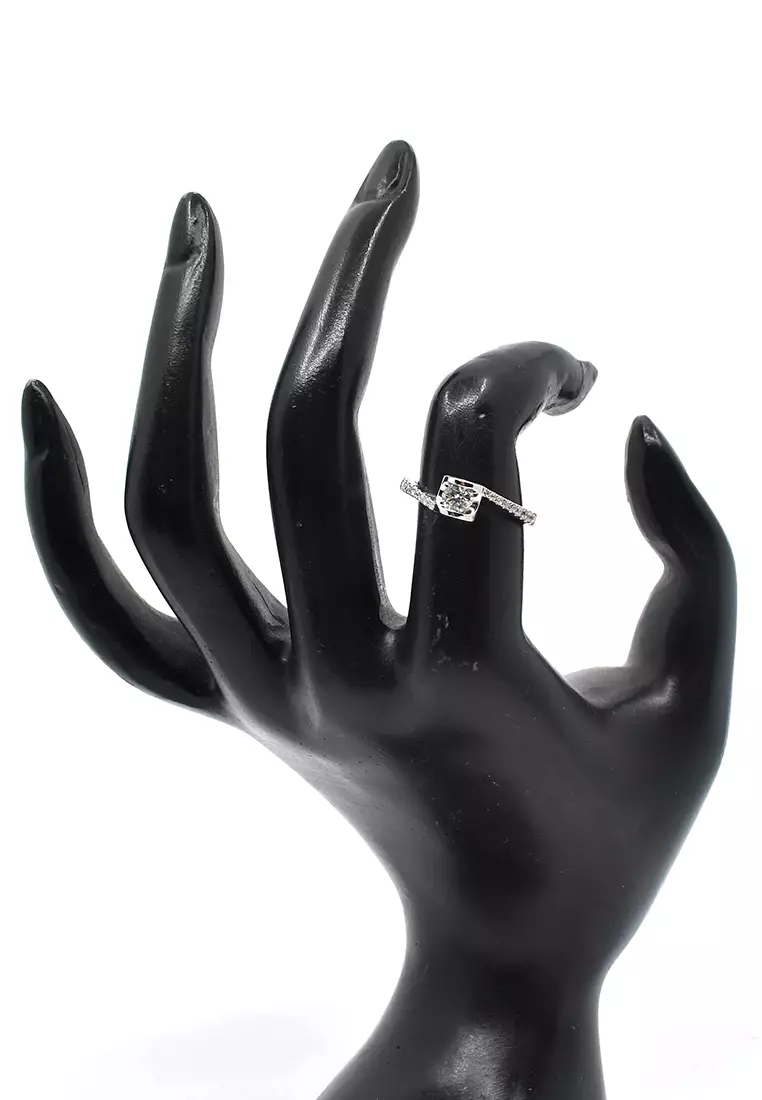 Buy CEBUANA LHUILLIER JEWELRY 18K Locally Made White Gold Jewelry Set