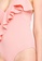 PINK N' PROPER pink Basic Ruffle V Neck Swimsuit BA483USD81A3A5GS_3