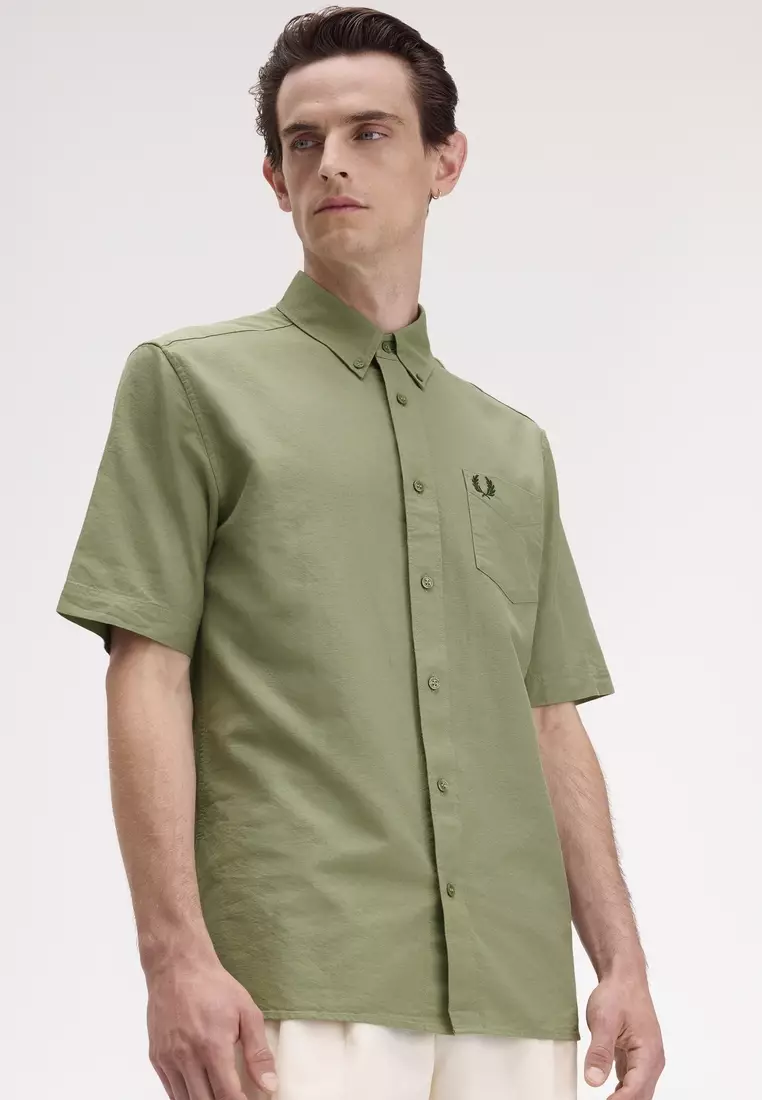 FRED PERRY シャツ M8730 OXFORD SHORT SLEEVE SHIRT FRED PERRY フレッドペリー シャツ メンズ Oxford Short Sleeve