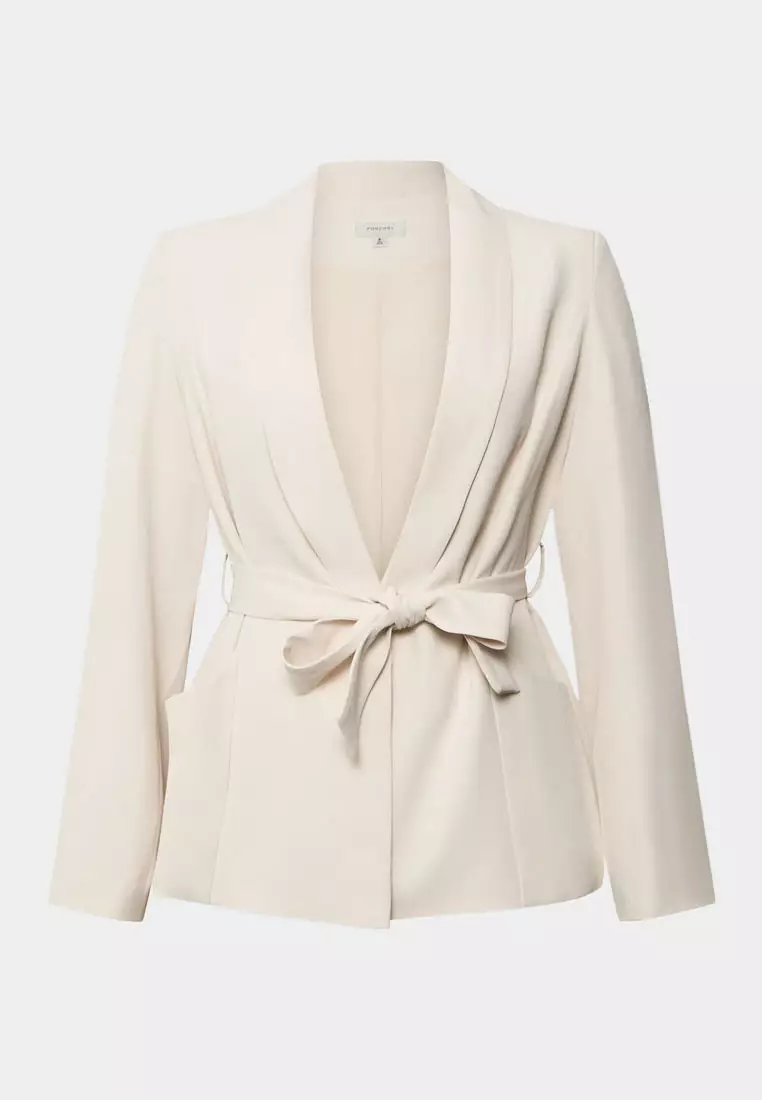 Rain Belted Blazer