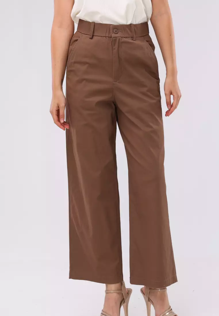 Colored Wide Leg Pants Ladies