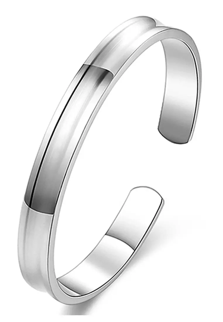 Metal bangle for on sale men