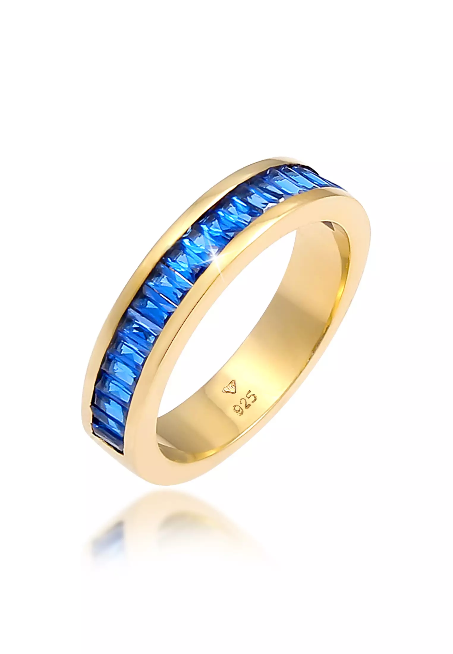 Gold plated 2025 sapphire ring