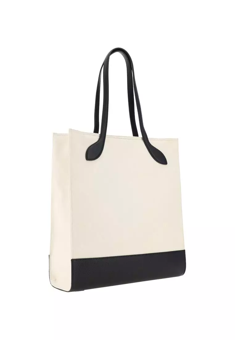 White leather shopper bag new arrivals