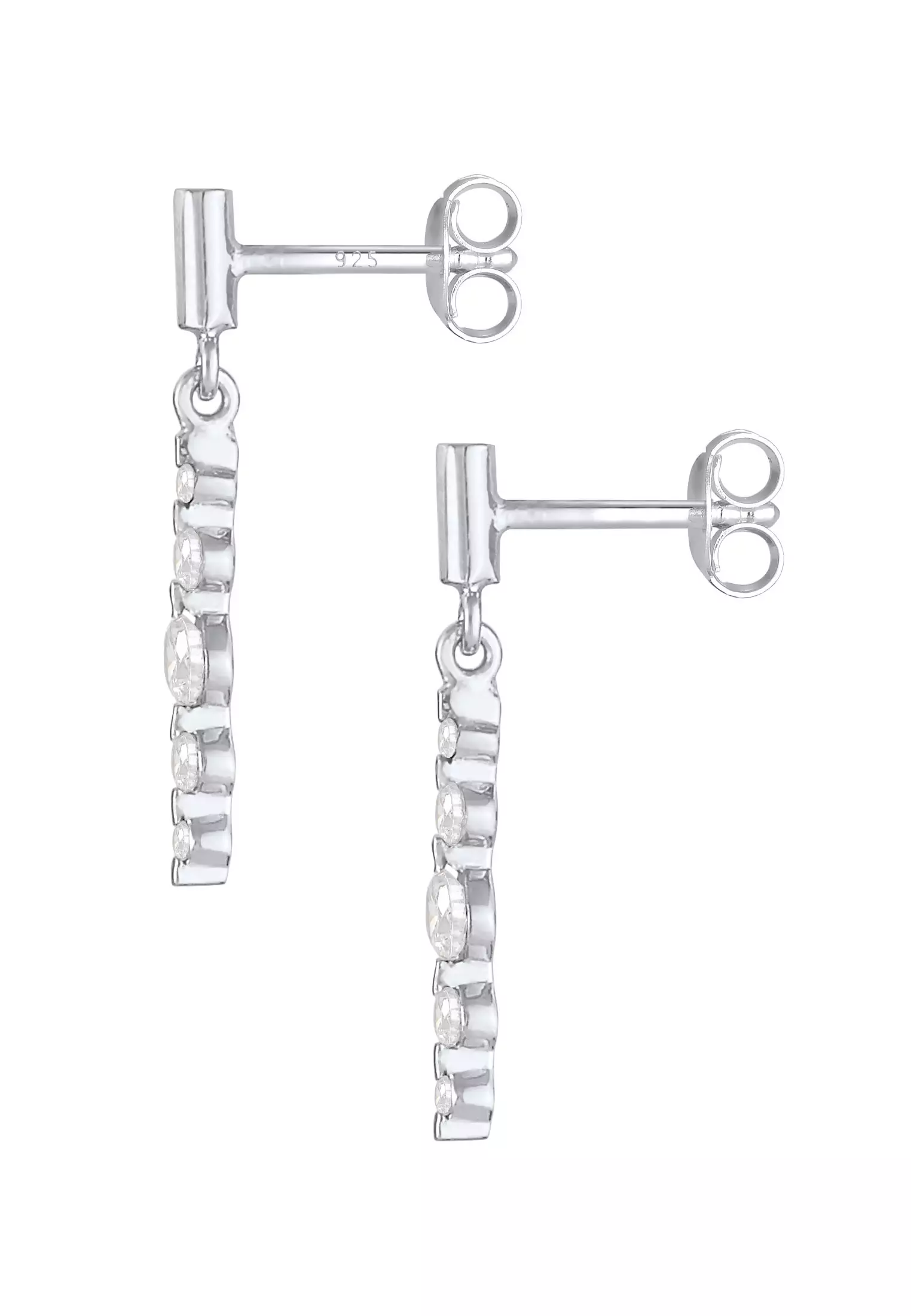 Earrings Stud Classic Glamour Cubic Zirconia Stones