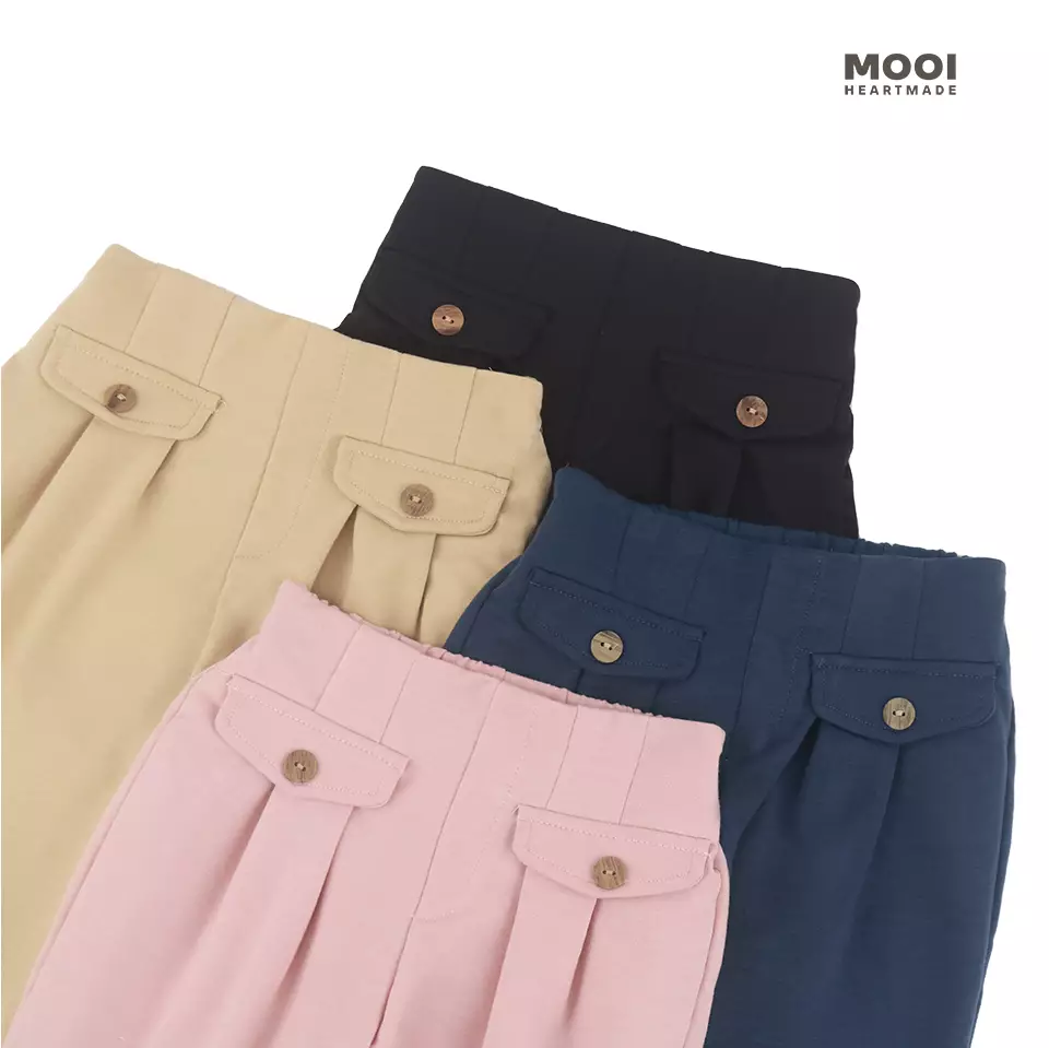 Mooi Celana Panjang Anak Perempuan Carla Long Pants - Khaki