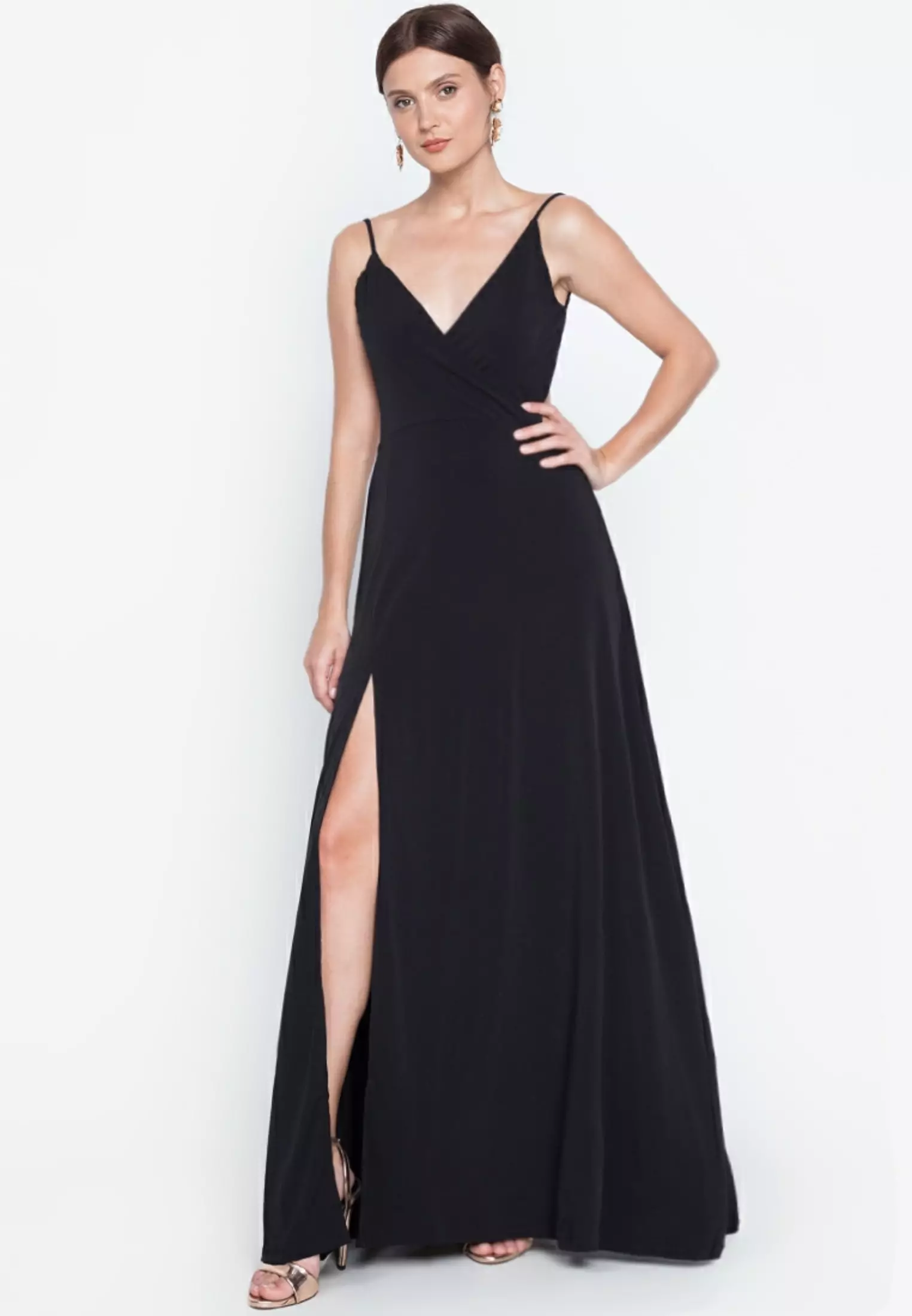 Black long sundress discount