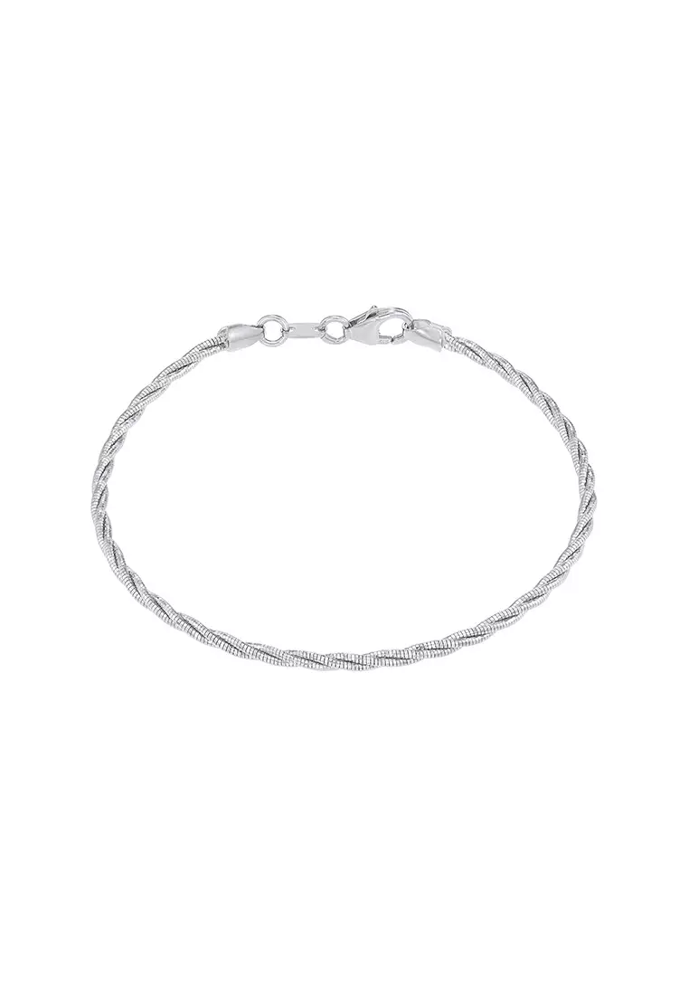 HABIB Oro Italia 916 White Gold Bracelet GW53840525(W) (22K Gold)