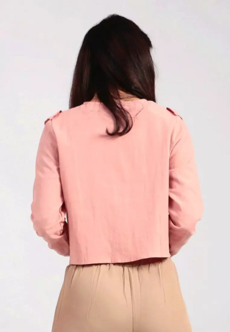 Mimosa Ruffle Blouse in Pink