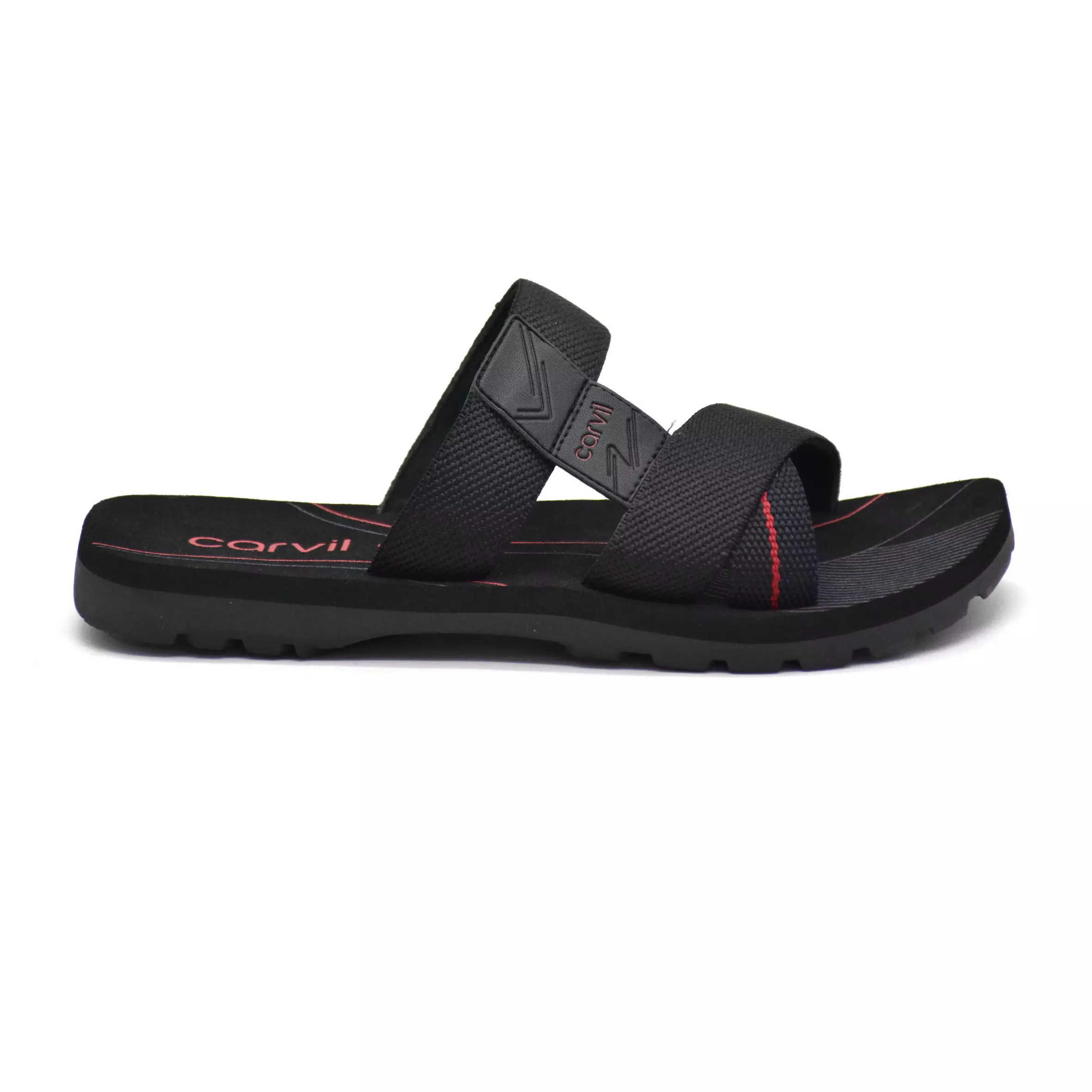 Carvil Sandal Pria Spextrum-M Black/Red