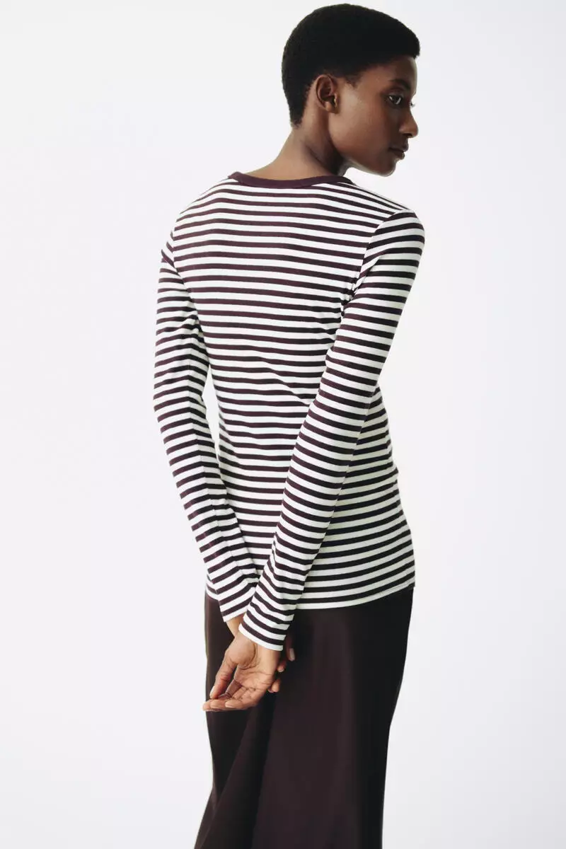 MAMA Ribbed jersey top